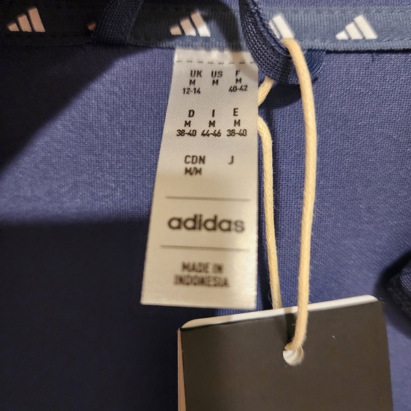 Women's adidas AEROREADY Training Essentials 3-Stripes Track Jacket Medium Gym - Picture 6 of 10